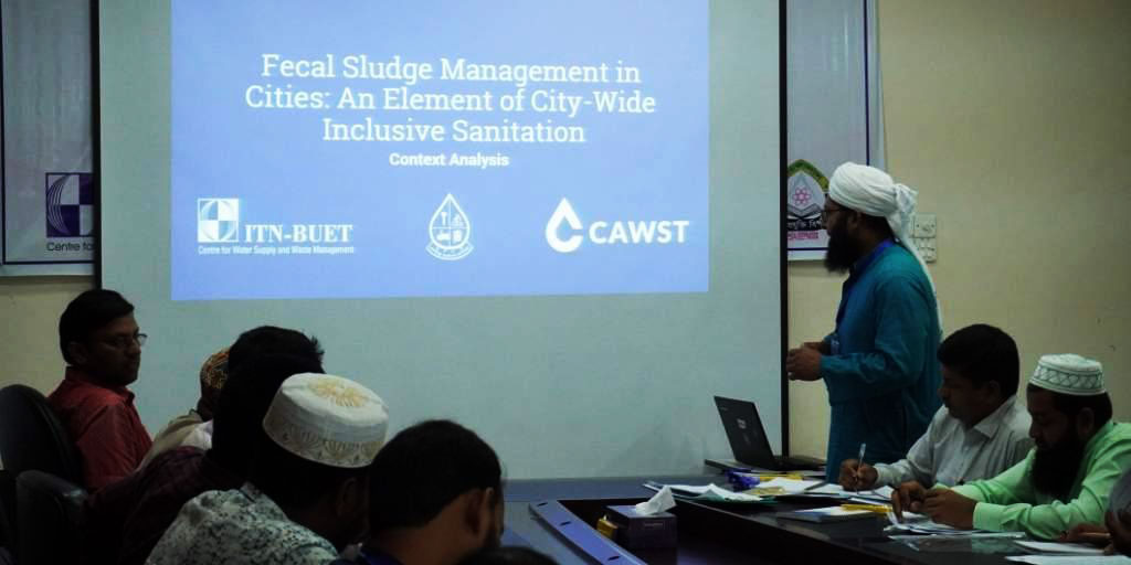 Training for Paurashava and DPHE officials on effective management of fecal sludge