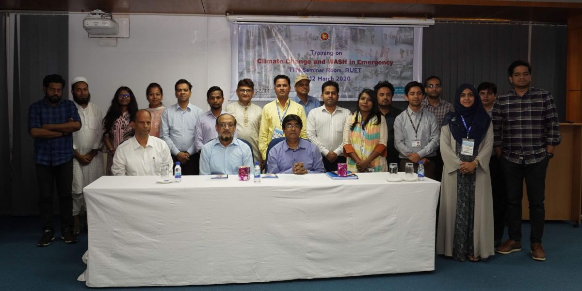 Professionals trained on Climate Change and WASH in Emergency