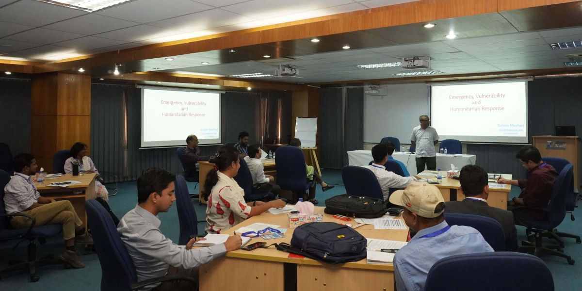 Professionals trained on Climate Change and WASH in Emergency