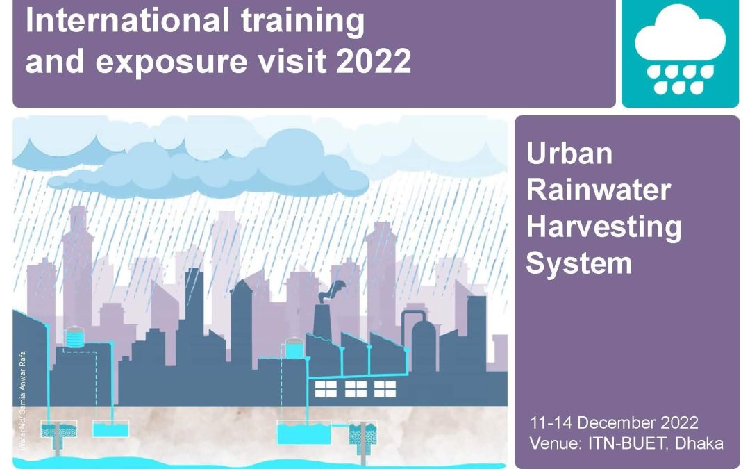 International training and exposure visit on Rainwater Harvesting System 2022